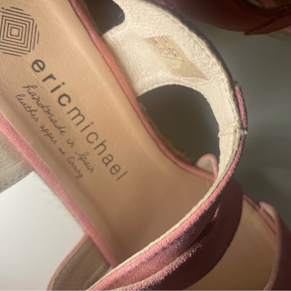 Eric Michael Lidia Pink Espadrille Sandals Size 37. Never worn. - Picture 14 of 14